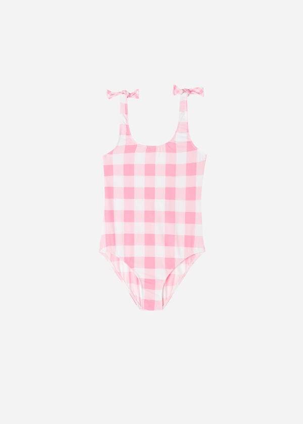 calzedonia einteiler lione kinderbadeanzug rosa