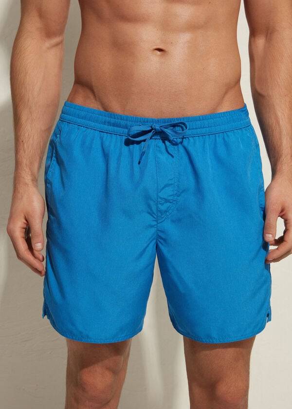 blaue calzedonia formentera herren-badehose