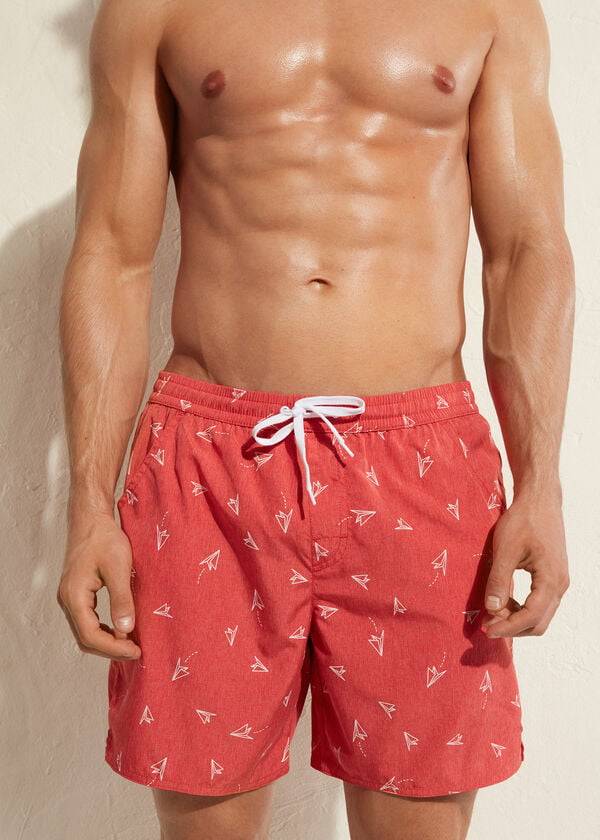rote herren-badehose calzedonia formentera
