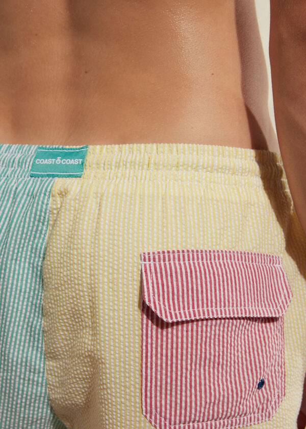 mehrfarbige herren-badehose calzedonia formentera
