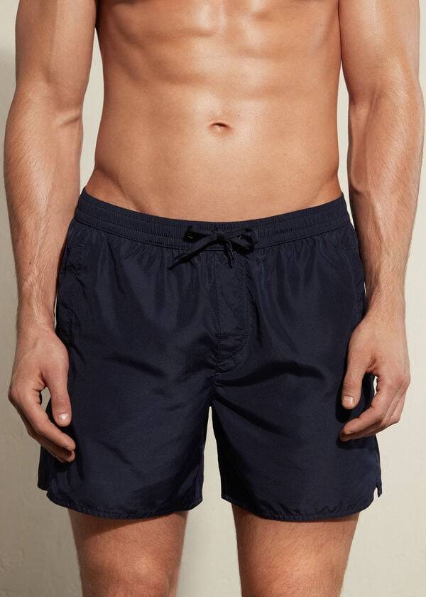 herren-badehose calzedonia formentera marineblau