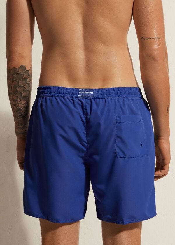 blaue calzedonia formentera herren-badehose