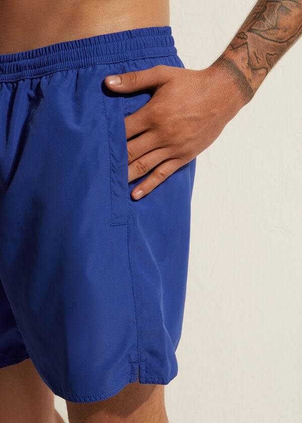 blaue calzedonia formentera herren-badehose