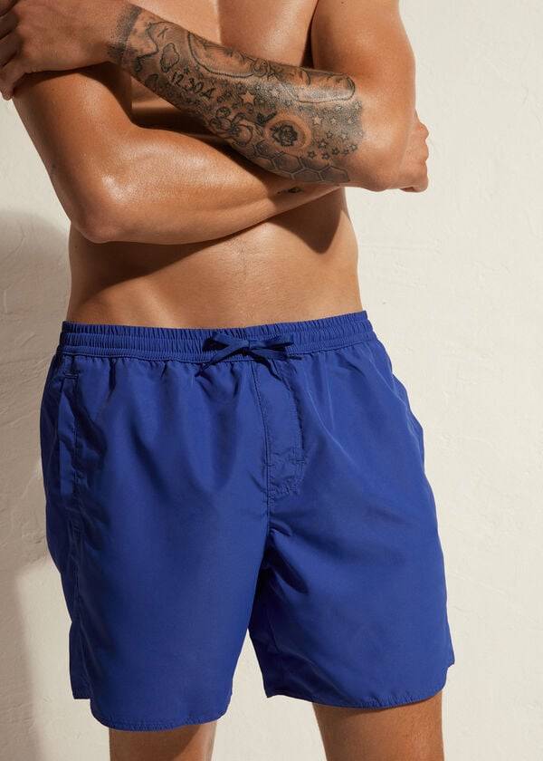 blaue calzedonia formentera herren-badehose