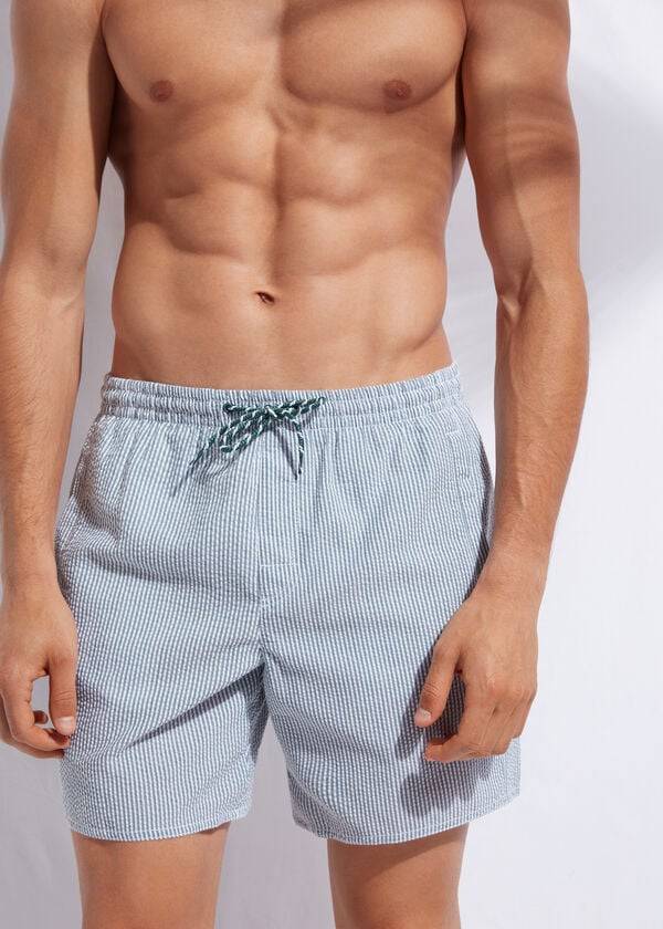 grüneweiße herren-badehose calzedonia formentera