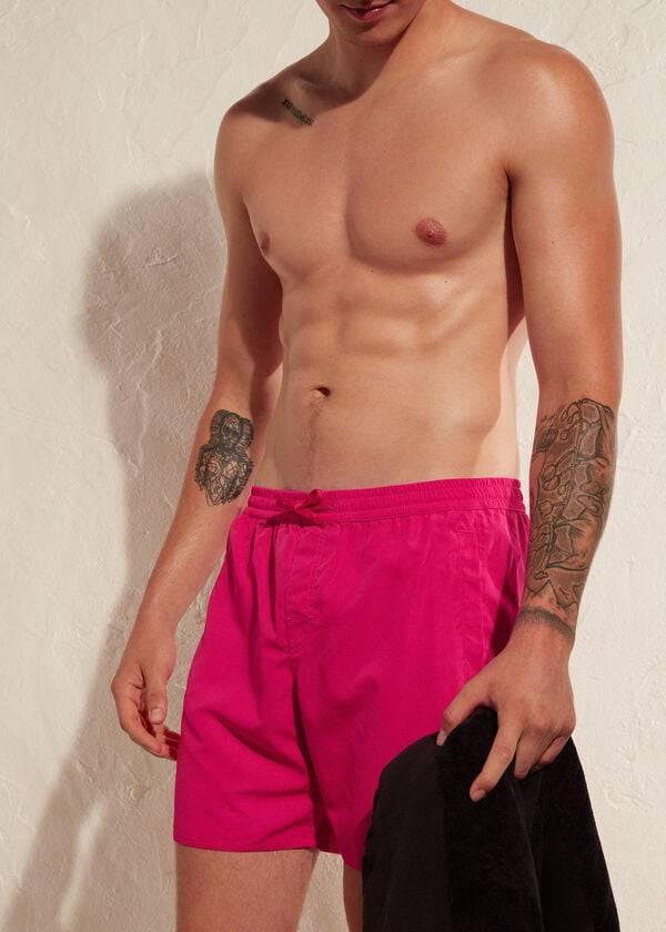 calzedonia formentera sport herren-badehose pink