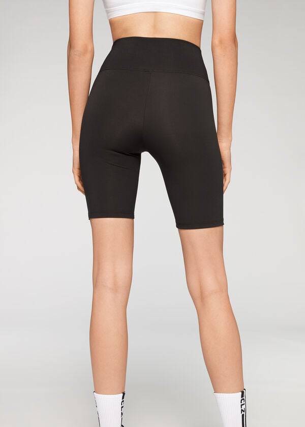 calzedonia athletic radleggings für damen schwarz