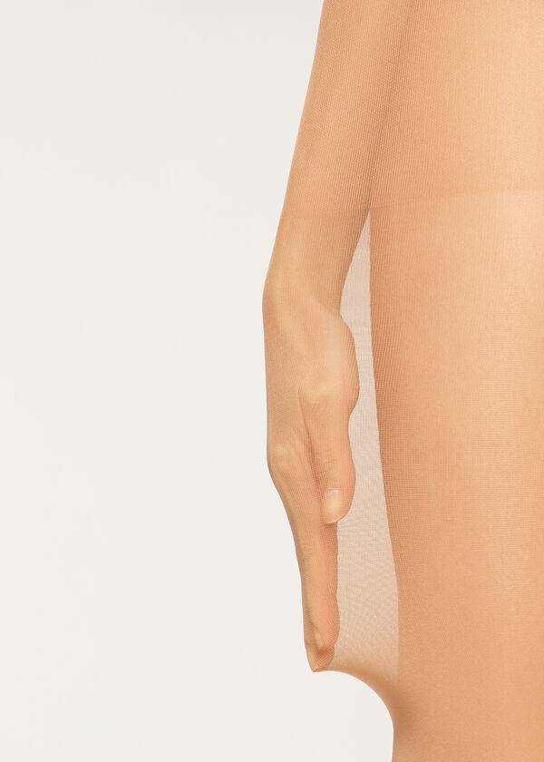calzedonia 40 denier action strong sheer damen-strumpfhose beige