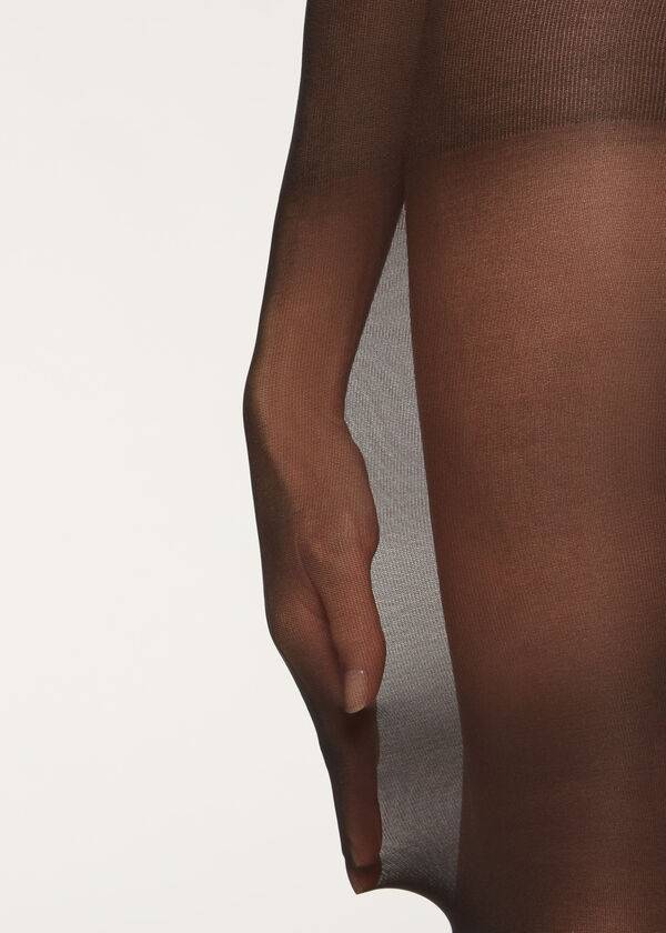 calzedonia 40 denier action strong sheer damen-tights schwarz