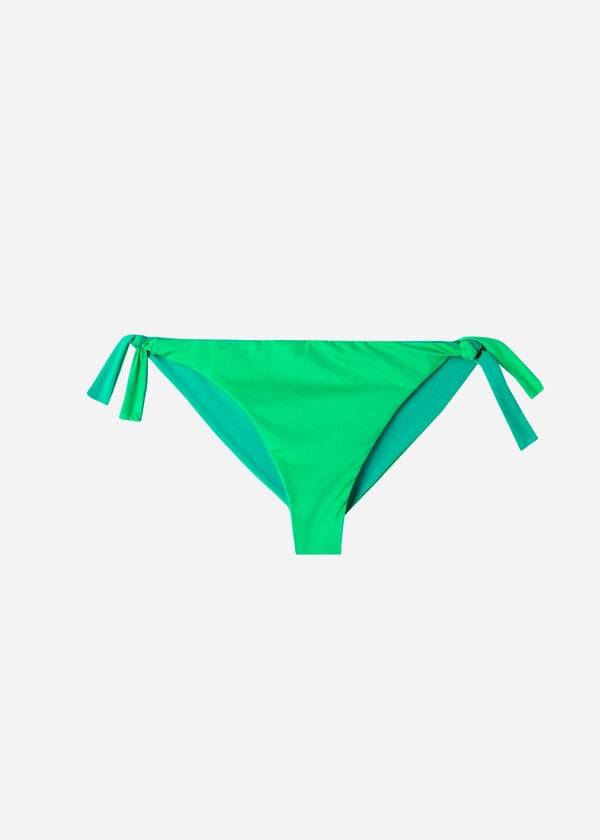 grüne calzedonia bow bikinihose für damen brasilianisches indonesisches Öko-material