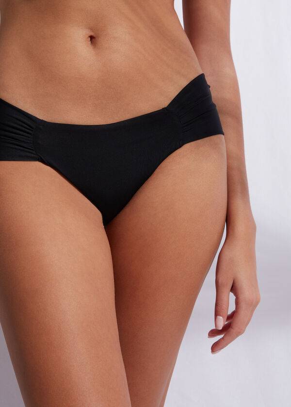 schwarze calzedonia brazilian indonesia eco damen-bikinihose