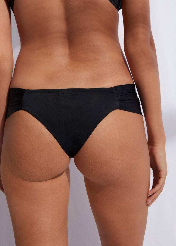 schwarze calzedonia brazilian indonesia eco damen-bikinihose