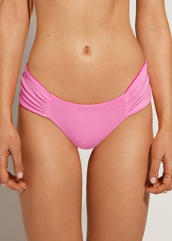 calzedonia brazilian indonesia eco damen-bikinihose pink