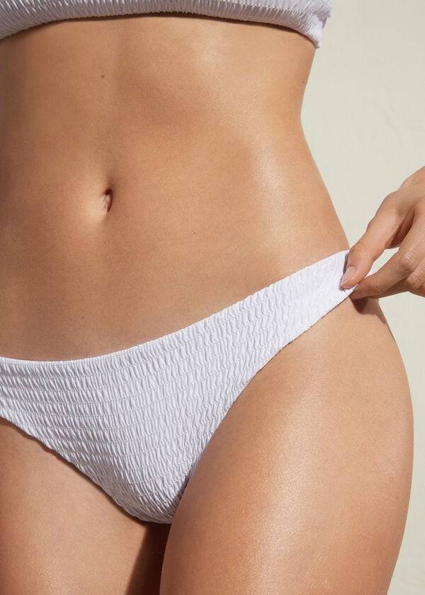 calzedonia brazilian lanzarote damen-bikinihose weiß