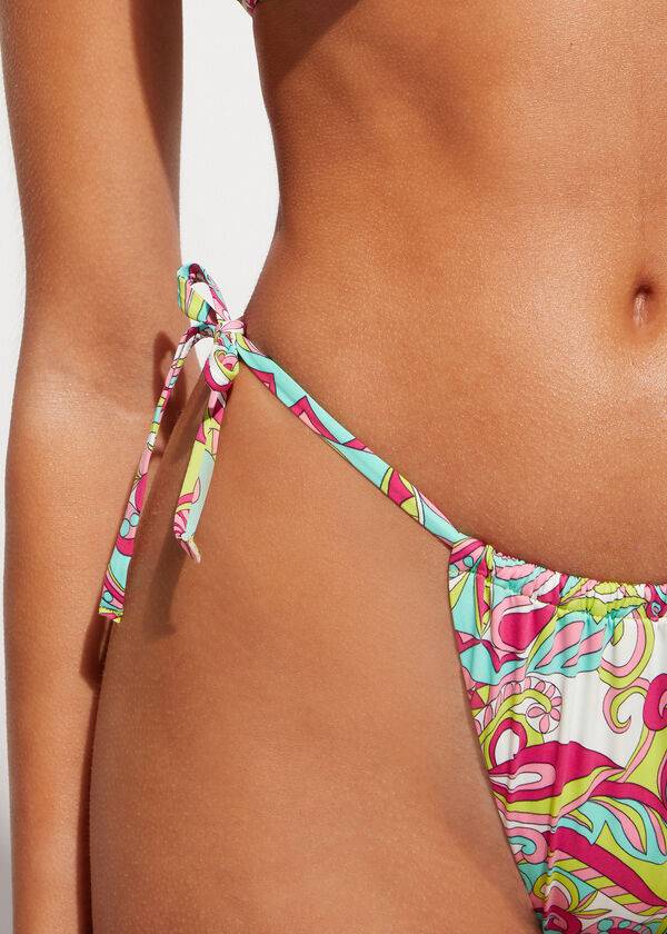 calzedonia brazilian string londra damen-bikinihose mehrfarbig