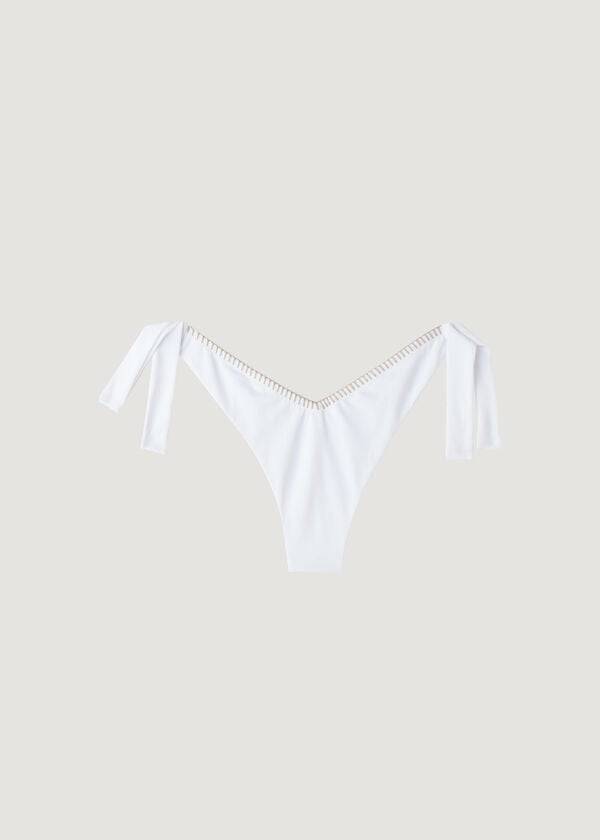 weiße calzedonia high v-cut brazilian mumbai damen-bikinihose