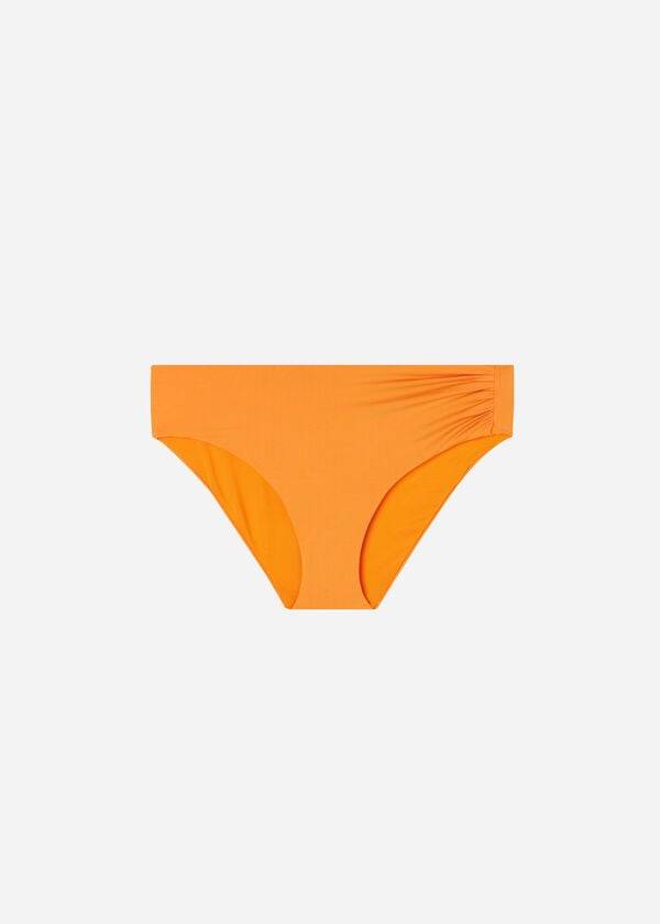 damen-bikinihose calzedonia high waist indonesia eco orange