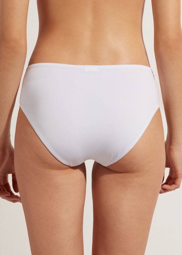 damen-bikinihose calzedonia high waist indonesia eco weiß