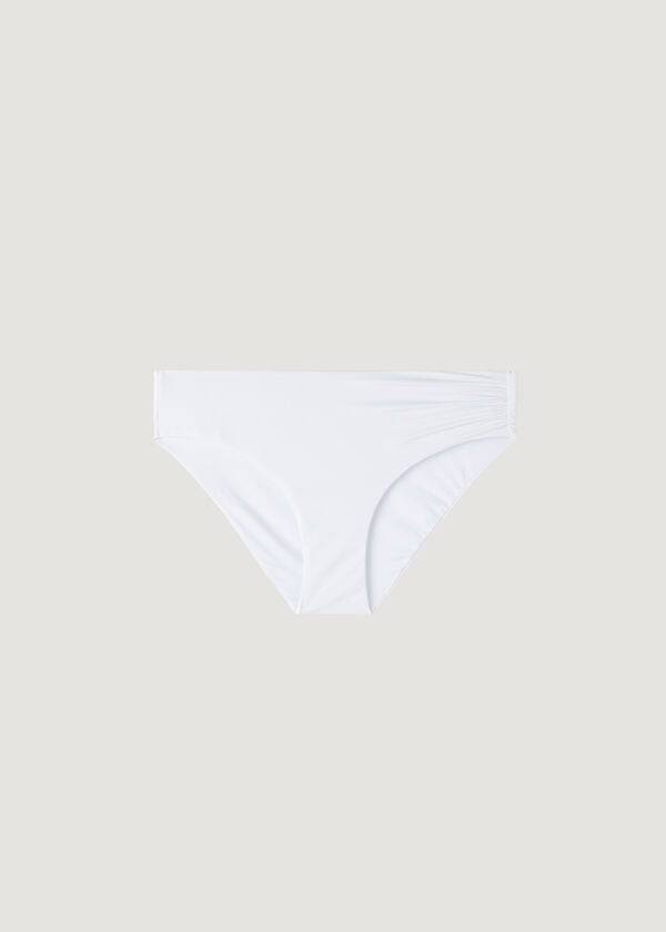 damen-bikinihose calzedonia high waist indonesia eco weiß