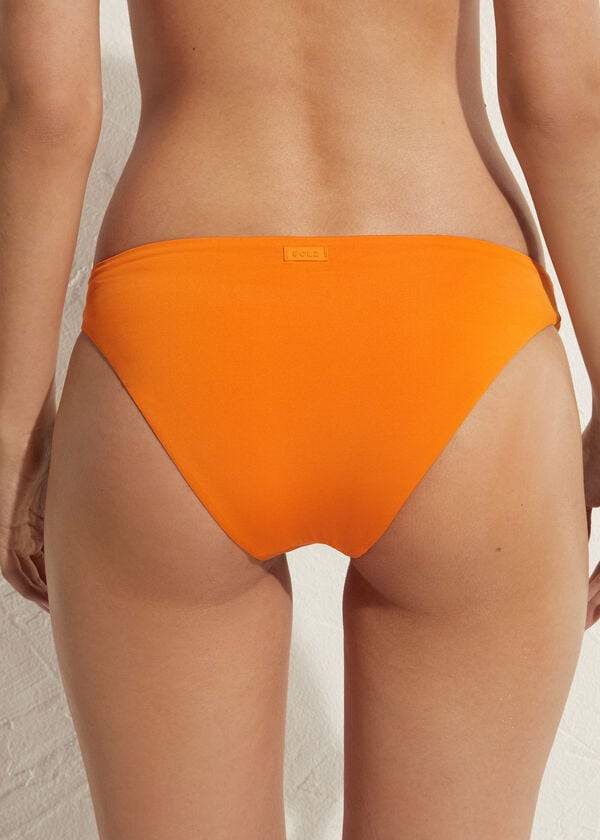 orange calzedonia indonesia eco damen-bikinihose