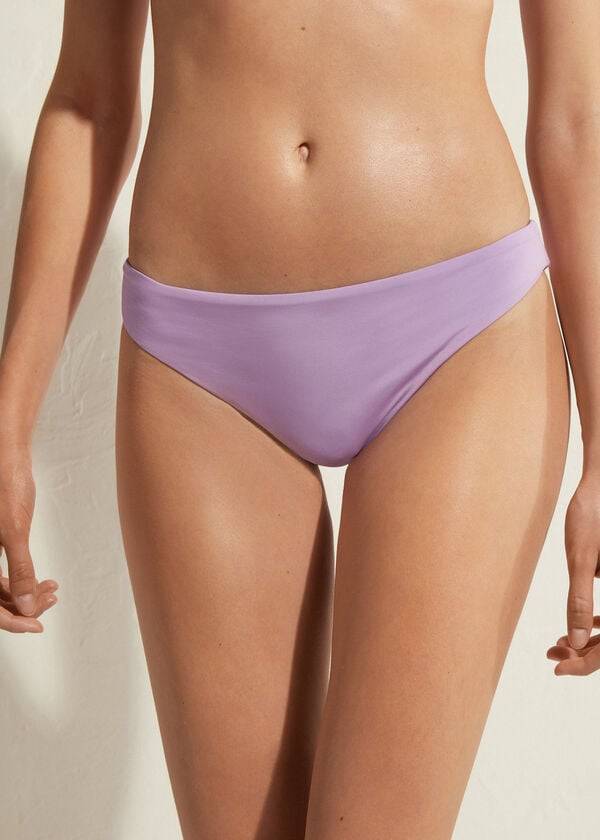 calzedonia indonesia eco damen-bikinihose lila