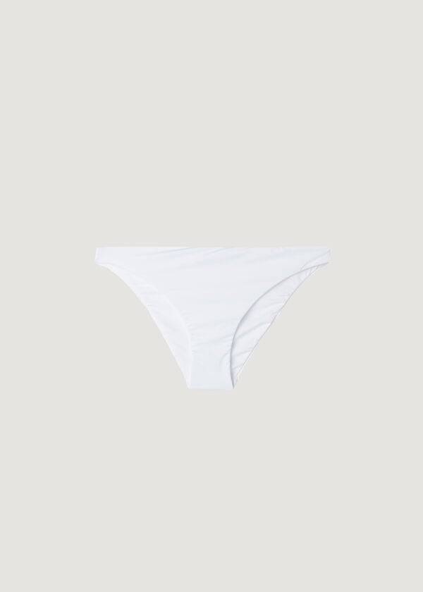 calzedonia indonesia eco low rise damen-bikinihose weiß