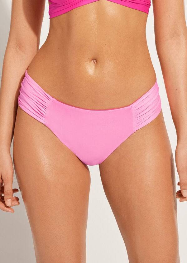 rosa calzedonia indonesia eco rosa damen-bikinihose