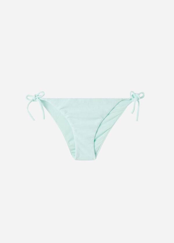 calzedonia string beverly hills eco damen-bikinihose blau