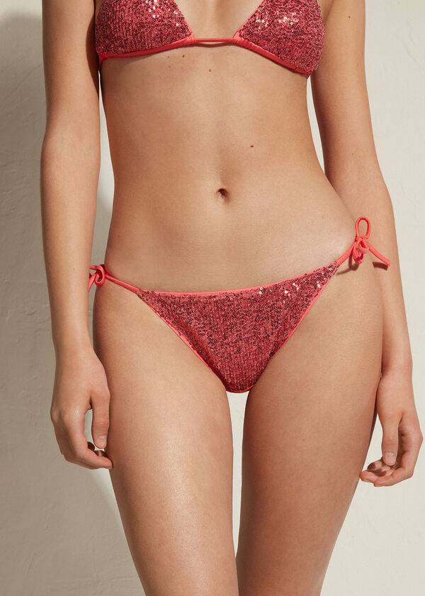 calzedonia string-bikinihose cannes für damen rosa