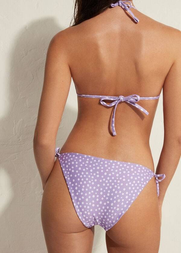 lila calzedonia string cipro damen-bikinihose