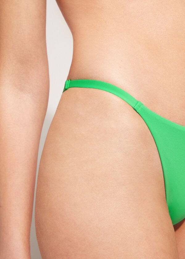 calzedonia thong indonesia eco damen-bikinihose grün