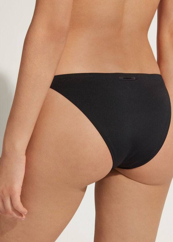 damen-bikinihose calzedonia tied indonesia schwarz