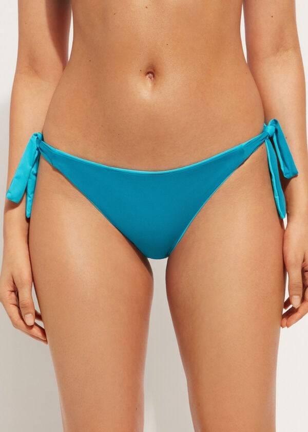 calzedonia tied indonesia eco damen-bikinihose türkis