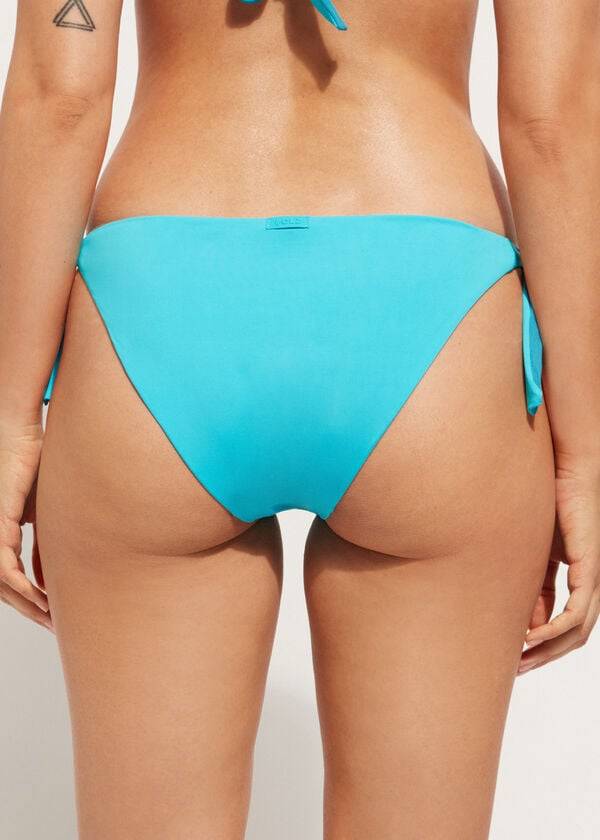 calzedonia tied indonesia eco damen-bikinihose türkis
