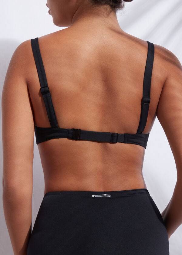 calzedonia balconette indonesia damen-bikinioberteil schwarz