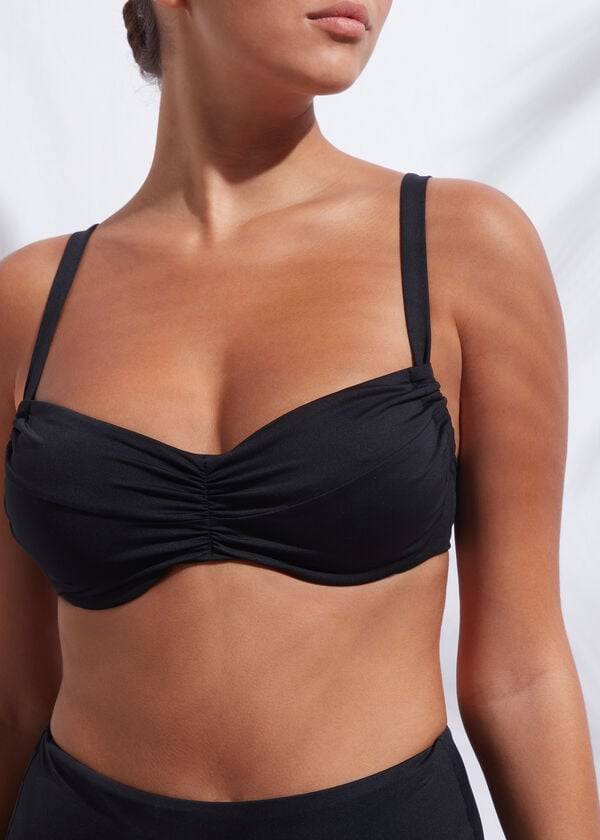 calzedonia balconette indonesia damen-bikinioberteil schwarz