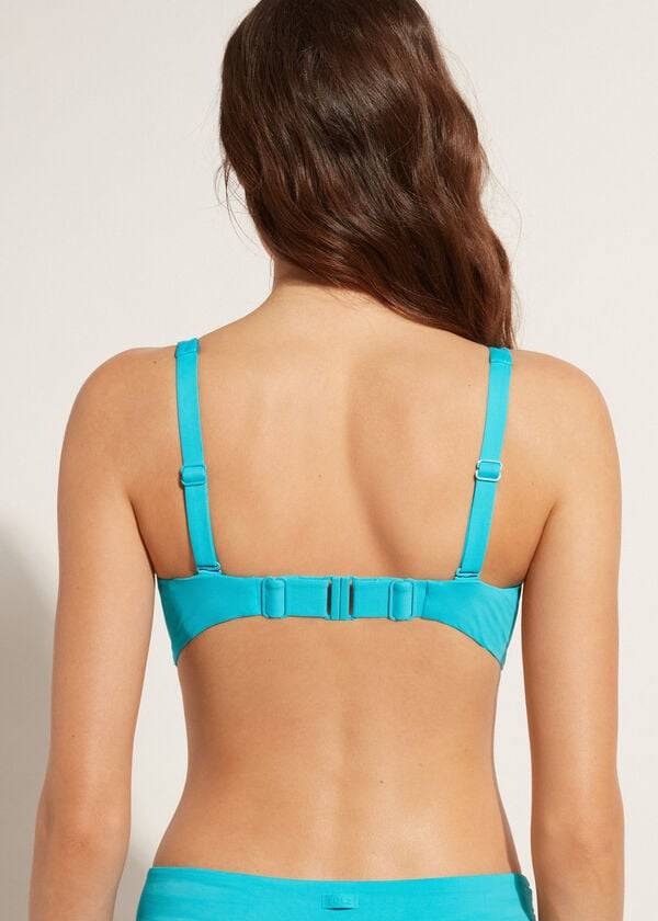 damen calzedonia balconette indonesia eco cobey bikinioberteil türkis