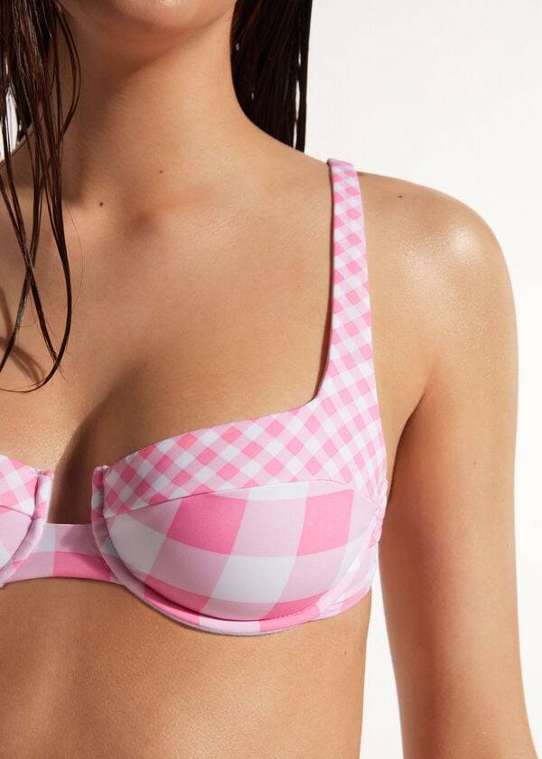rosa calzedonia balconette lione damen-bikinioberteile