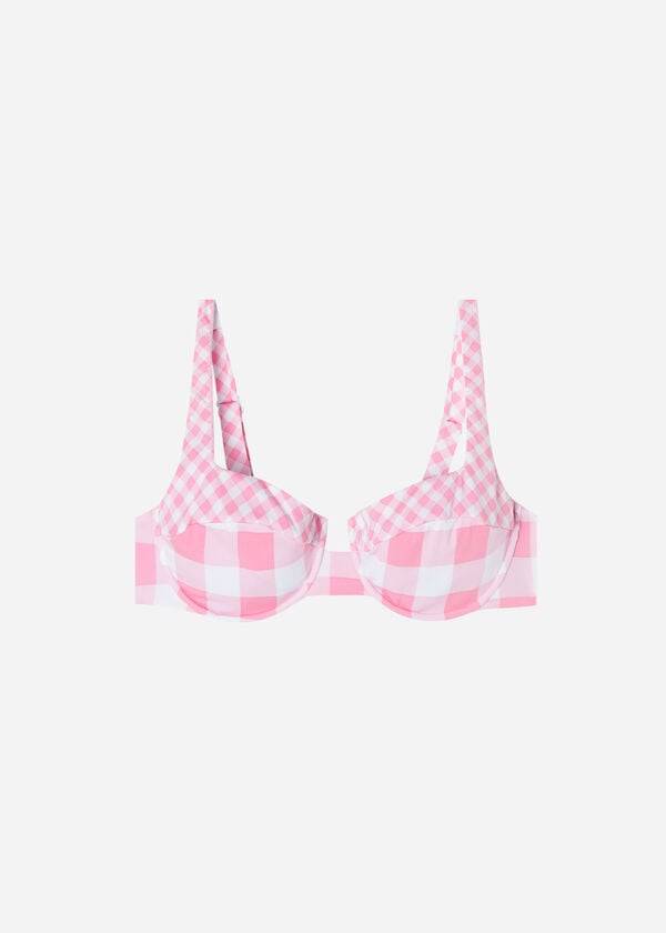 rosa calzedonia balconette lione damen-bikinioberteile