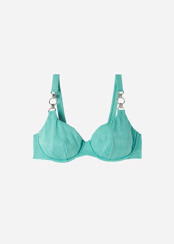 calzedonia balconette marsiglia damen-bikinioberteil türkis