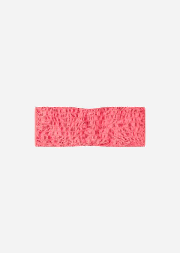 rosa calzedonia bandeau lanzarote bikinioberteile für damen