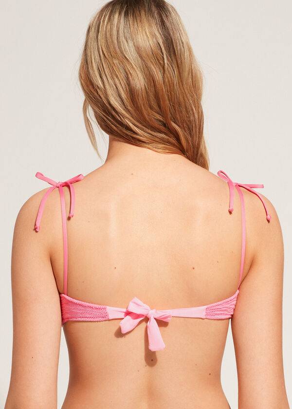 pinkfarbene calzedonia-bikini-oberteile im tank-stil san diego für damen