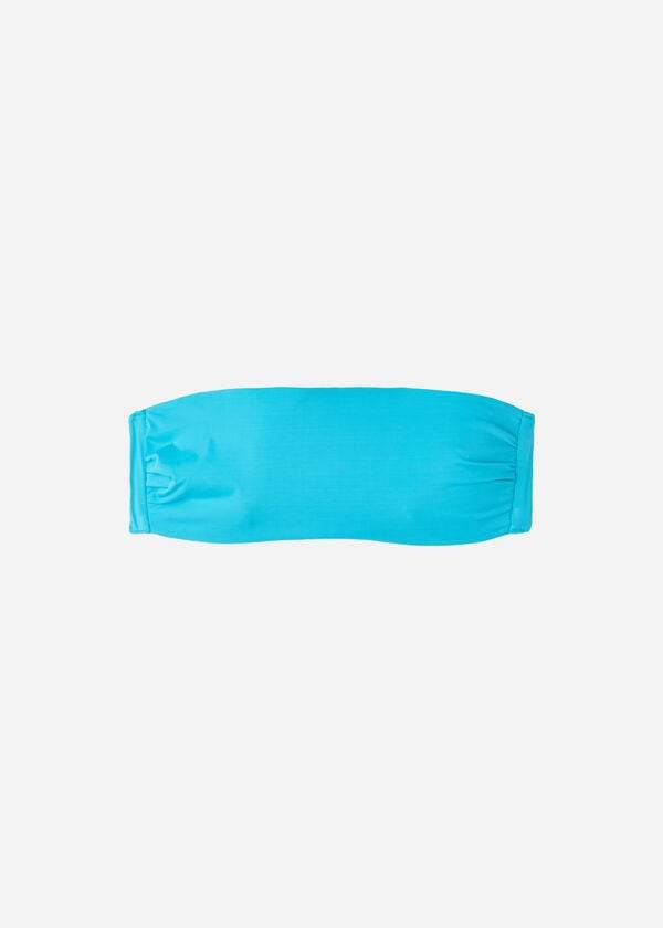 türkisfarbene calzedonia wattierte bandeau indonesia eco rosa bikinioberteile für damen