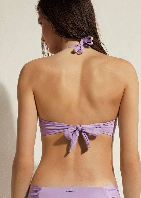 calzedonia padded triangle indonesia eco damen-bikinioberteil lila