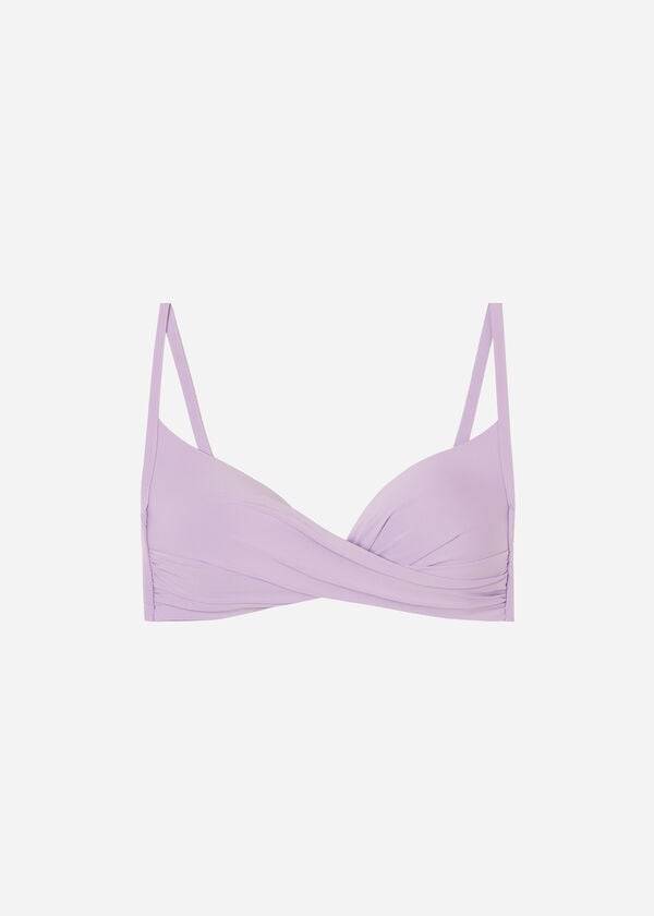 calzedonia padded triangle indonesia eco damen-bikinioberteil lila