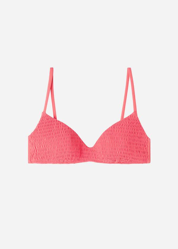 damen calzedonia gepolstertes triangel-bikini-oberteil lanzarote pink