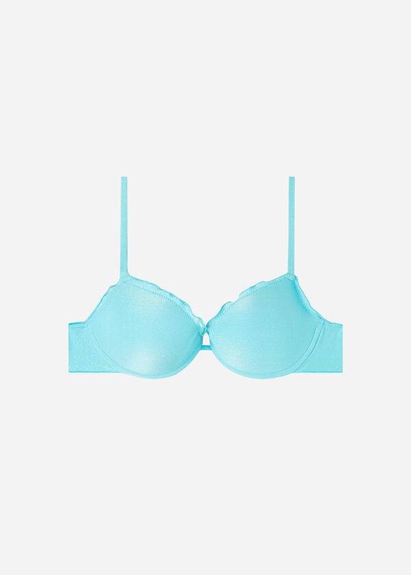 calzedonia push-up formentera damen-bikini-oberteil türkis