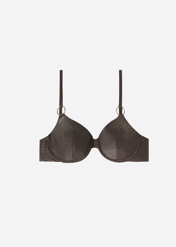 calzedonia push-up-bikini-oberteil hollywood für damen schwarz