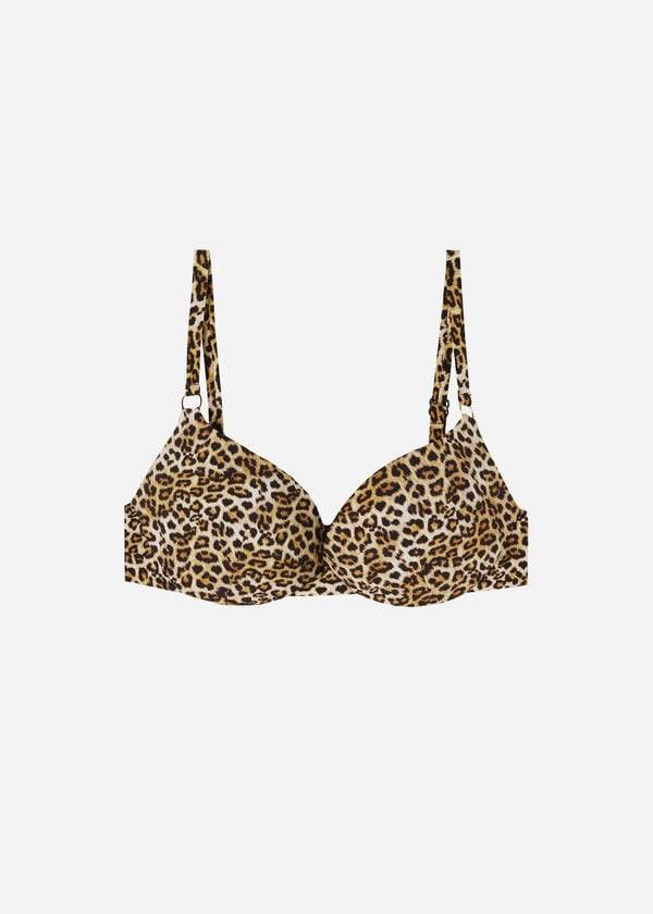braune calzedonia push-up malindi damen-bikini-oberteile