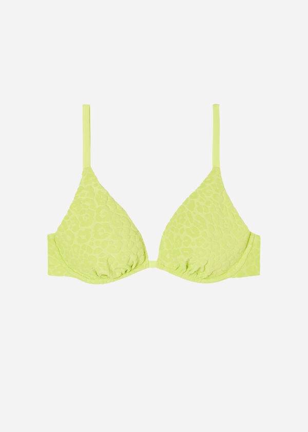 grüne calzedonia damen-bikini-oberteile mit herausnehmbarer polsterung und push-up-effekt im bangkok-stil